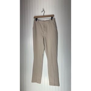 Abercrombie & Fitch 29L Taupe Split Hem Trousers Beige Pants 8L New Vintage NWT